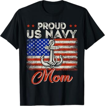 US Na vy Proud Mother - Proud US Na vy For Mom Veteran Day T-Shirt