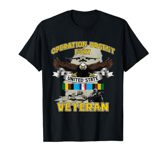 Operation Urgent Fury Grenada OUF Veteran Vintage Gifts T-Shirt