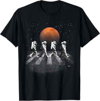 Astronauts in Walking in Space Occupy Mars T-Shirt T-Shirt
