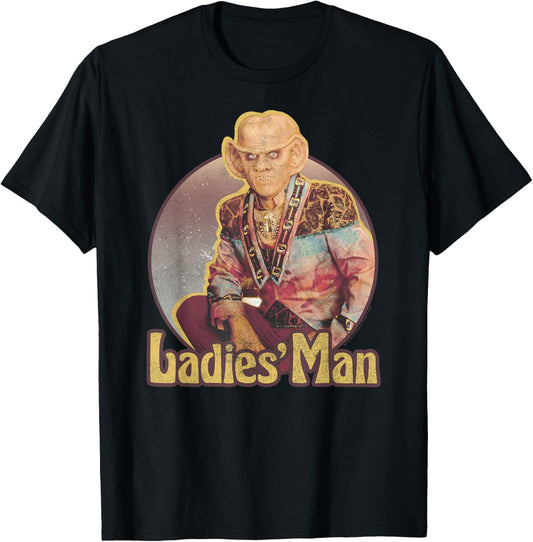 Star Trek: Deep Space Nine Quark Ladies' Man Vintage T-Shirt
