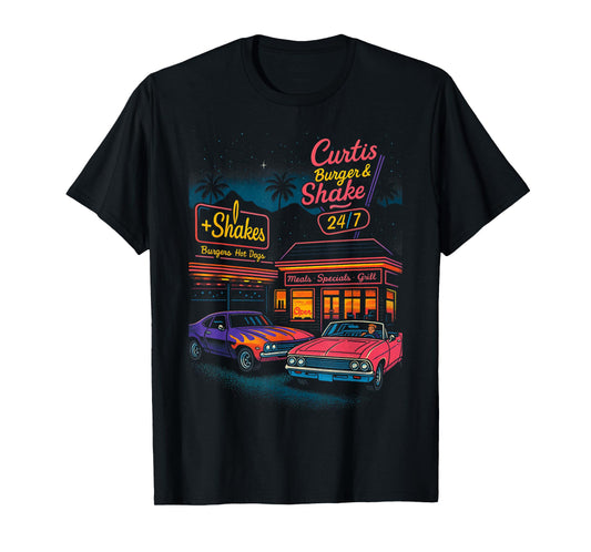 Vintage Classic Cars Muscle Car Retro 80s 90s Style Graphic T-Shirt