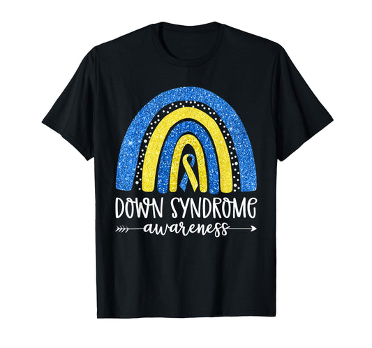 World Down Syndrome Awareness Month Rainbow National T21 Day T-Shirt