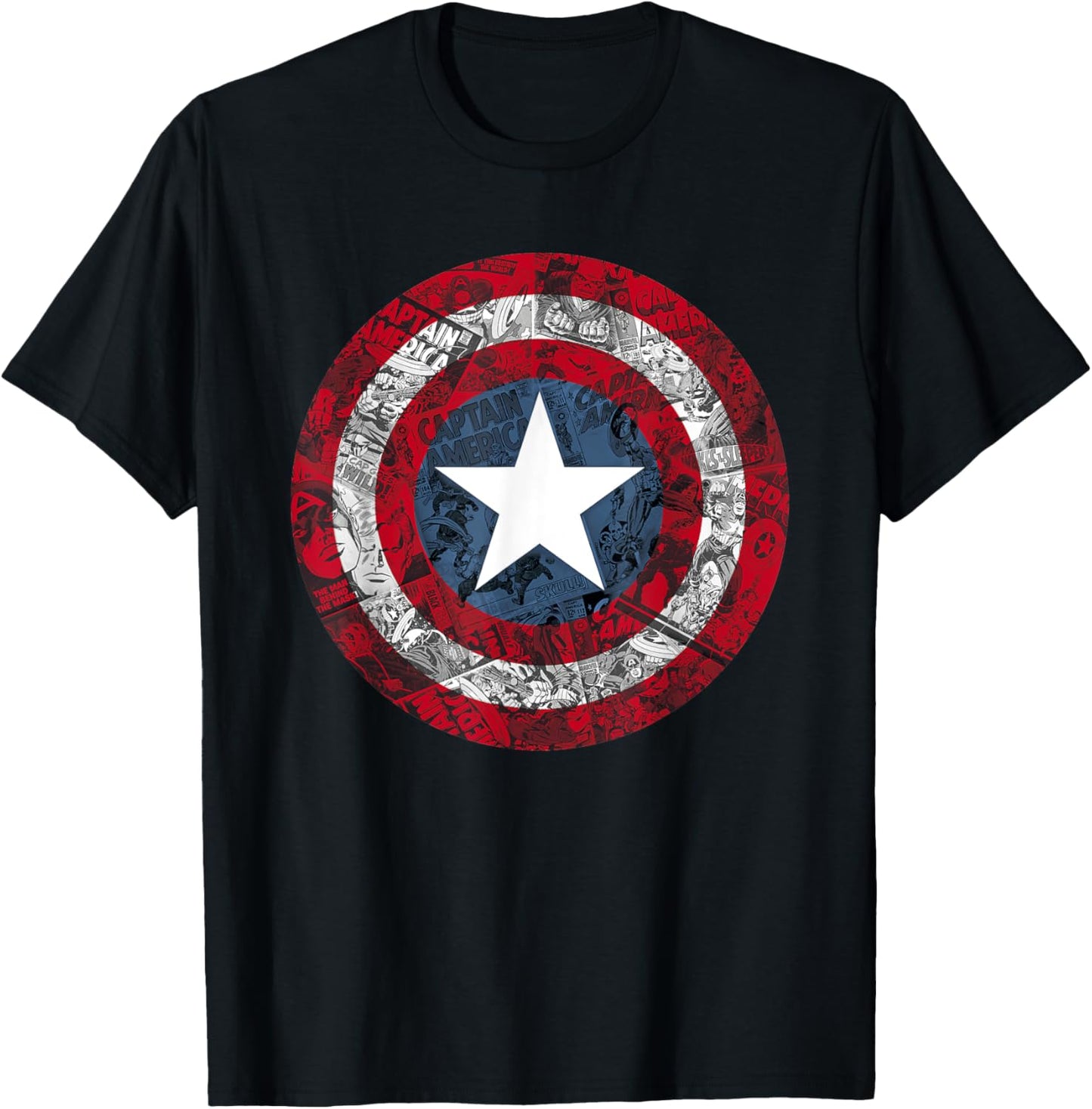 Marvel Captain America Avengers Shield comic T-Shirt