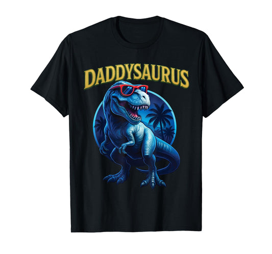 Cute Daddysaurus T-Rex Dad Dinosaur Daddy Saurus Fathers Day T-Shirt