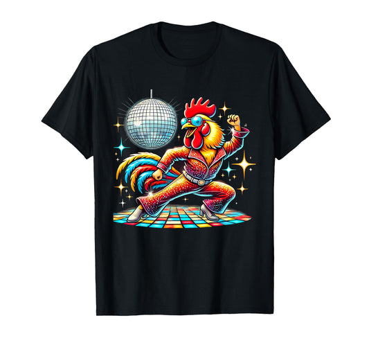 Aesthetic Rooster Disco T-Shirt