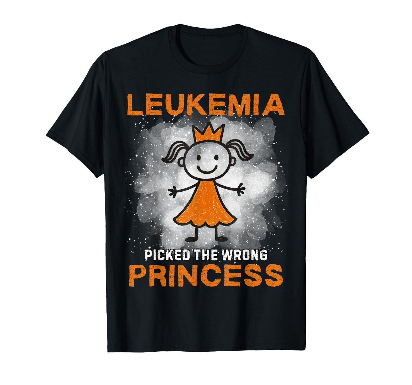 Leukemia Picked the wrong Princess Leukemia Awareness T-Shirt