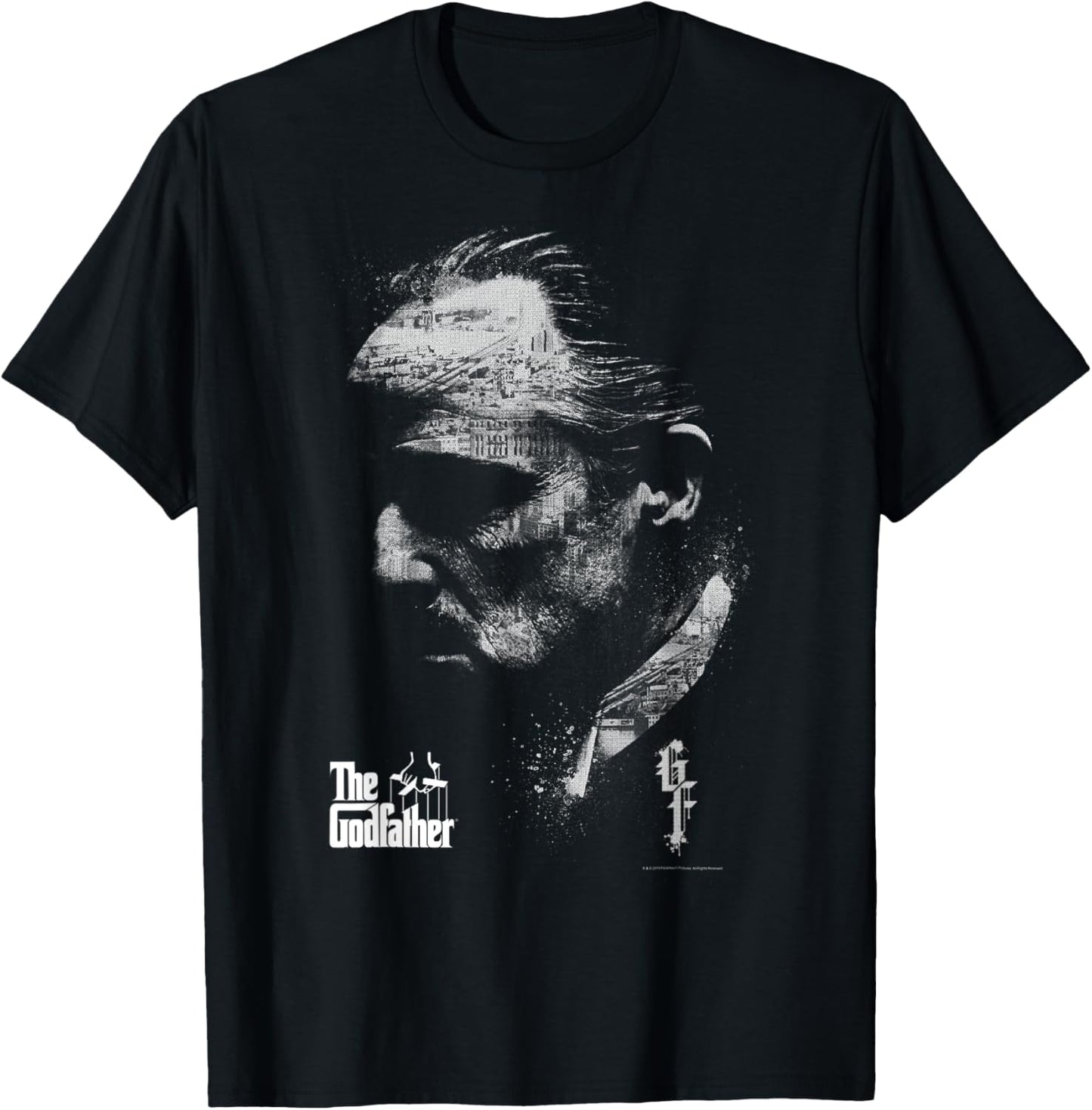 The Godfather Don Vito Corleone Profile Portrait T-Shirt