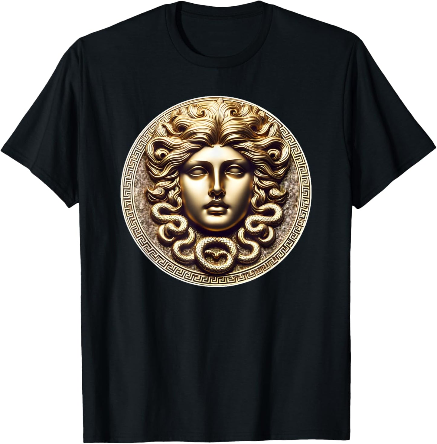 Myth Gorgon Snake Hair Greek Mythology Gift T-Shirt