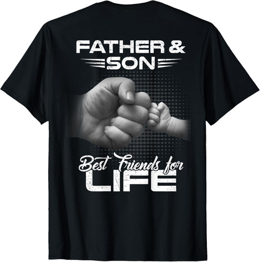 Father & Son Best Friends For Life Matching Father's Day T-Shirt