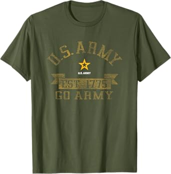 Military Army United States Vintage Go Green T-Shirt