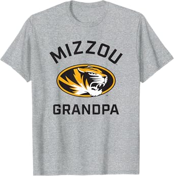 University of Missouri Mizzou Tigers Arched Grandpa T-Shirt