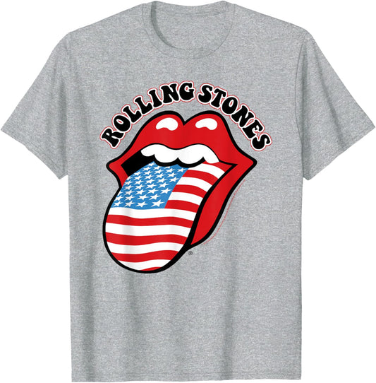 Rolling Stones Official Vintage US Tongue T-Shirt