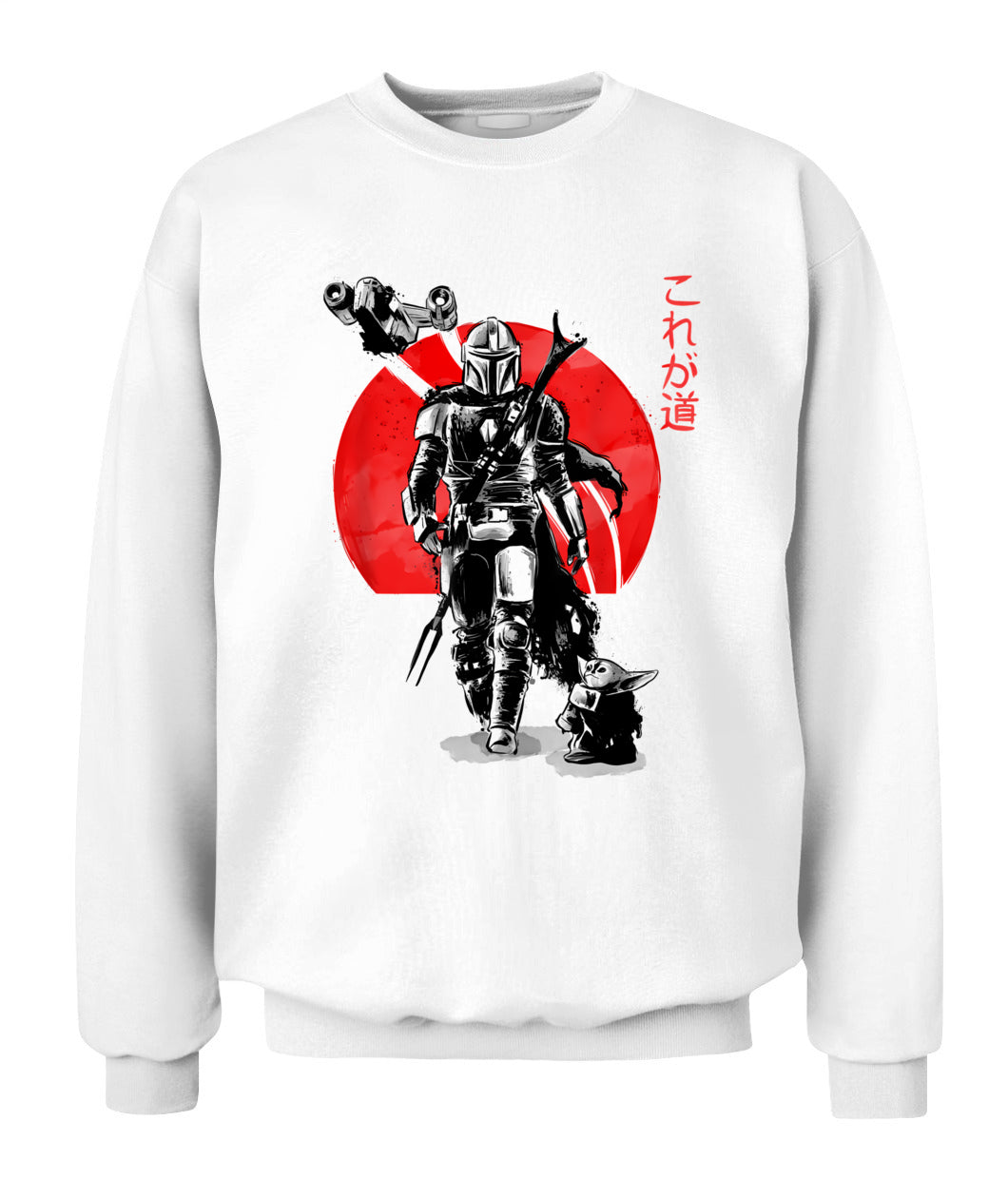 Star Wars The Mandalorian The Child Red Sun Ink Portrait T-Shirt