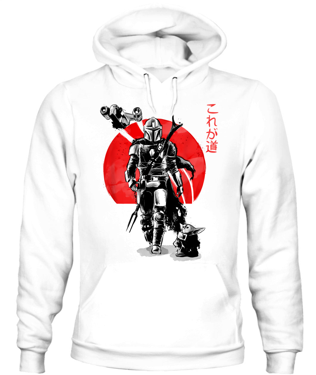 Star Wars The Mandalorian The Child Red Sun Ink Portrait T-Shirt